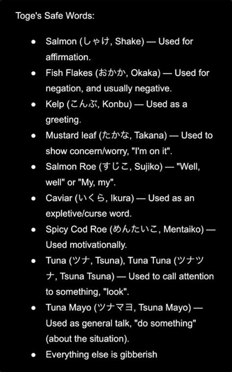 Unlocking the Language of Toge Inumaki: Words He Can Say .